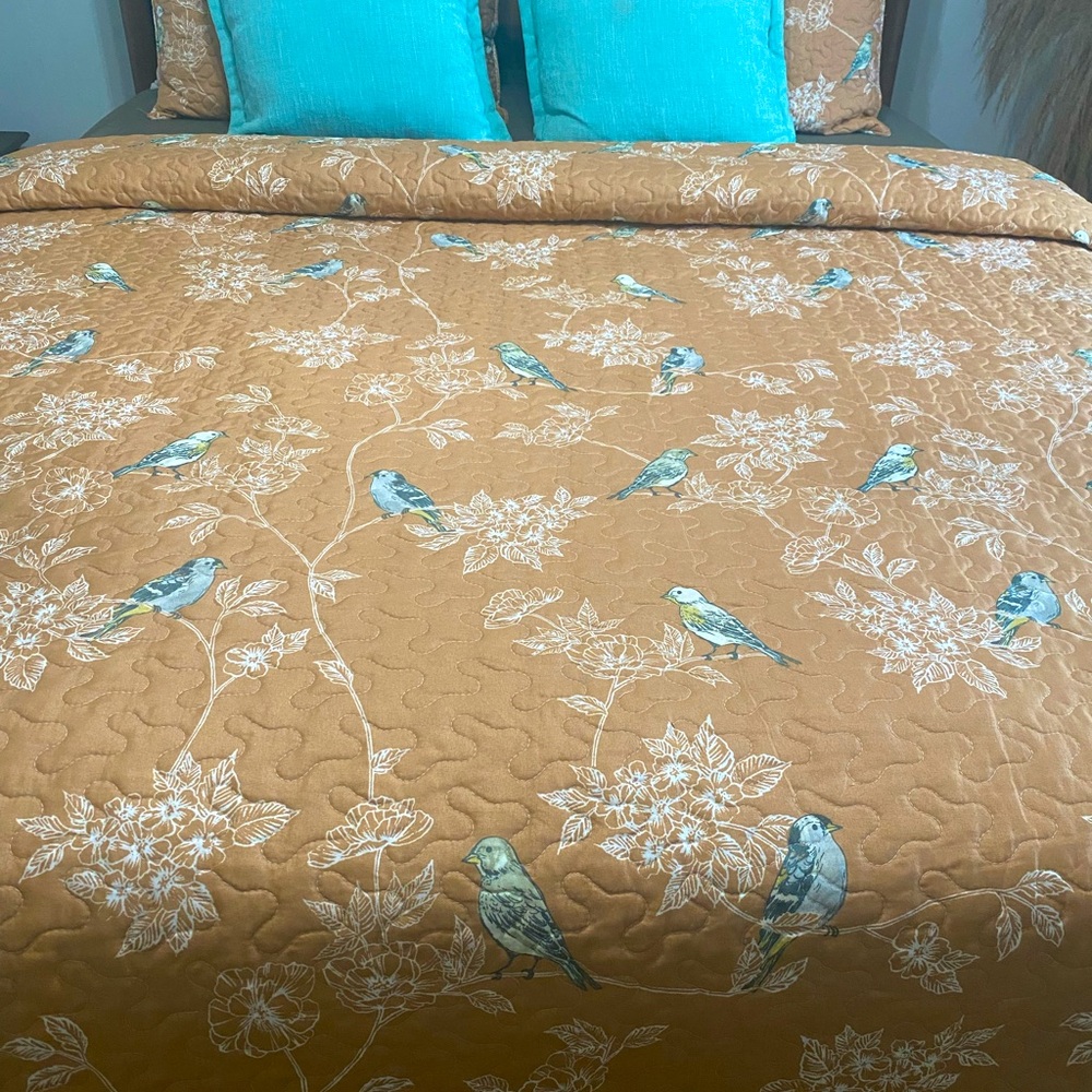 Full/ Queen Quilted Blanket Set